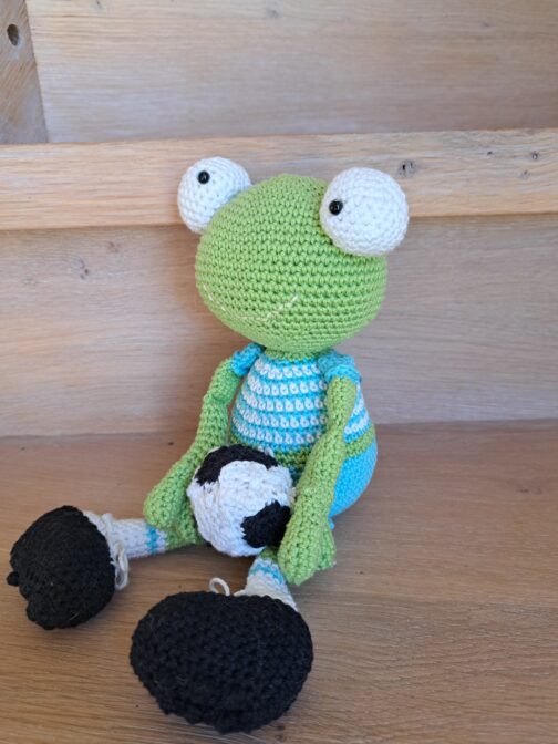 Knuffel Voetbal Kikker