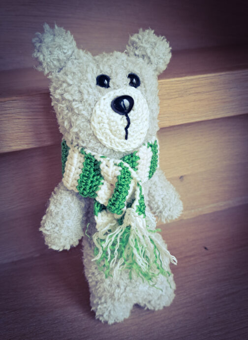 Knuffel Beertje Grijs Soft